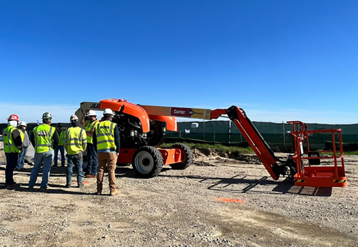 Group of men working on a jobsite